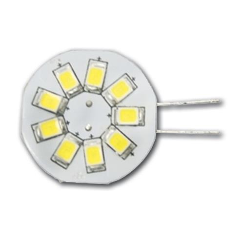 Hollex LED G4 10-30V 1,5W warm wit 9 LEDS side pin