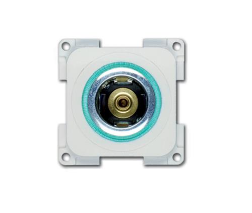 Contactdoos 6-24V 2-polig 35mm ruw/wit