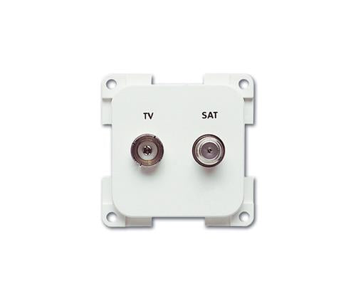 Inprojal antennedoos TV/SAT 14mm/wit