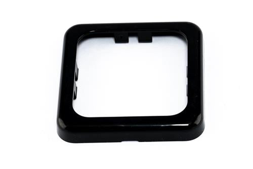 Inprojal afdekraam (1) 60x60mm glad/zwart hoogglans