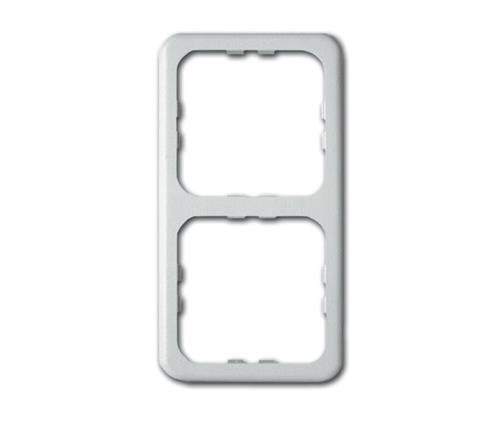 Inprojal afdekraam (2) 60x113mm glad/wit hoogglans