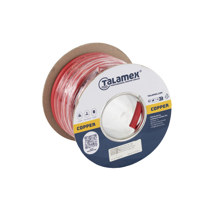 Talamex Accukabel geïsoleerd 16 mm² rood (10 m)