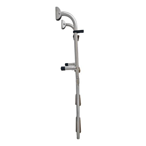 Hollex uitklapbare zwemtrap rvs316 2+2 treden teak