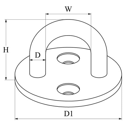 Hollex dekoog ø33mm rvs316