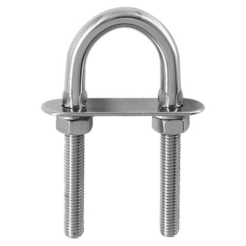 Hollex U-bout/putting M10x90mm rvs316