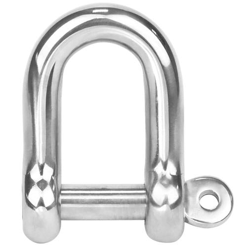 Hollex D-sluiting gesmeed 5mm oogbout met borgpen rvs316
