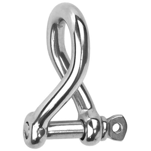 Hollex gedraaide sluiting lang gesmeed 8mm oogbout met schroefdraad rvs316