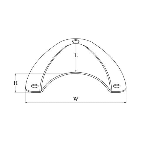 Luchtschelp rvs316 57x55mm