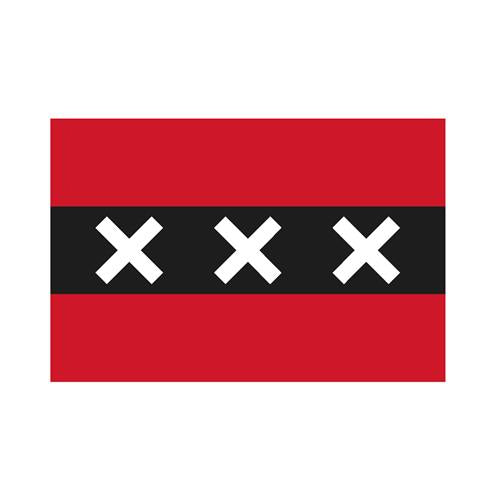 Hollex Vlag Amsterdam 100x150cm