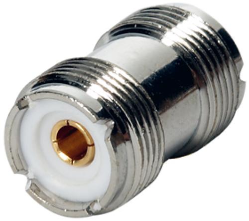 Scout dubbele female UHF-adapter PL-258 voor PL-259