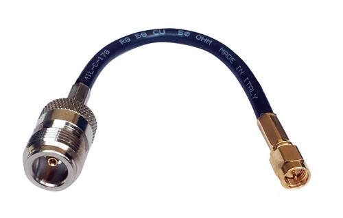 Scout aansluitkabel CA-1 L=15cm RG-58 N female/SMA male