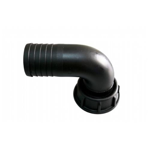 Hollex bocht 90° ø25mm slang met 1½′′ draad