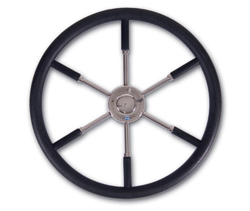 Stazo hoepelstuurwiel type 12 rvs/zwart 70cm