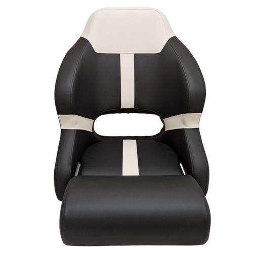 Hollex stuurstoel New Moon zwart/wit