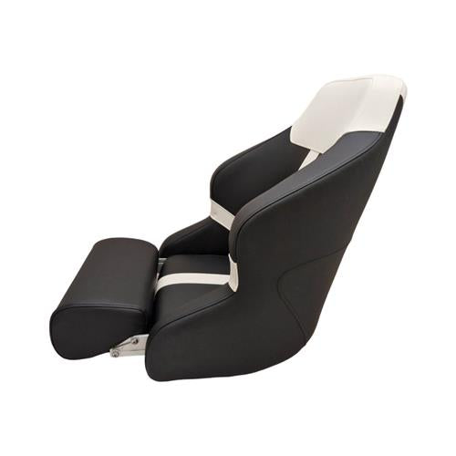 Hollex stuurstoel New Moon zwart/wit