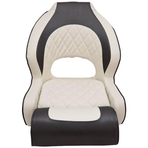 Hollex stuurstoel Diamond Moon wit/antraciet