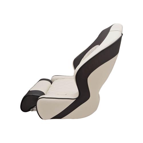 Hollex stuurstoel Diamond Moon wit/antraciet