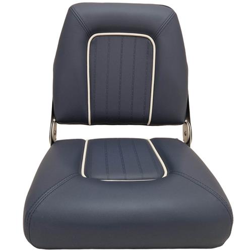 Hollex stoelkuip Navy Star navy/witte bies