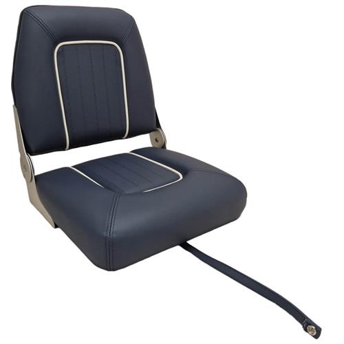 Hollex stoelkuip Navy Star navy/witte bies