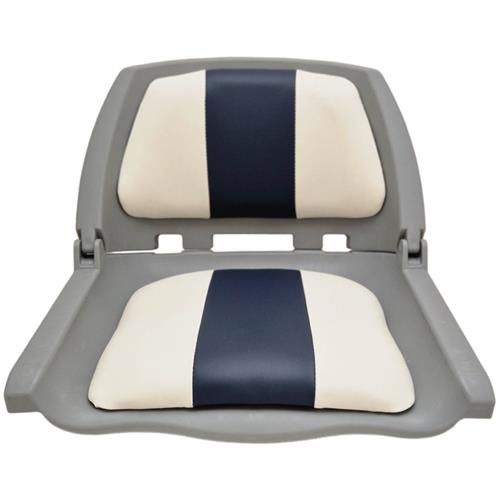 Hollex stoelkuip Fish Star wit/navy