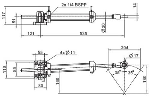 Lecomble & Schmitt cilinder LC463 40DTP 84KGM 191cc