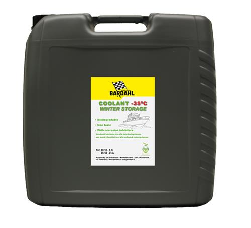Bardahl koelvloeistof -35°C Winterstorage Bio 20ltr