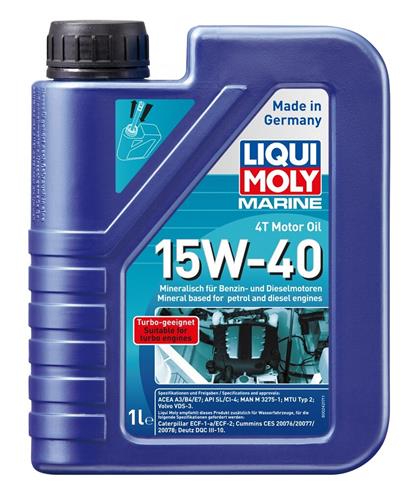 Liqui Moly Marine 4T motorolie 15W-40 1ltr