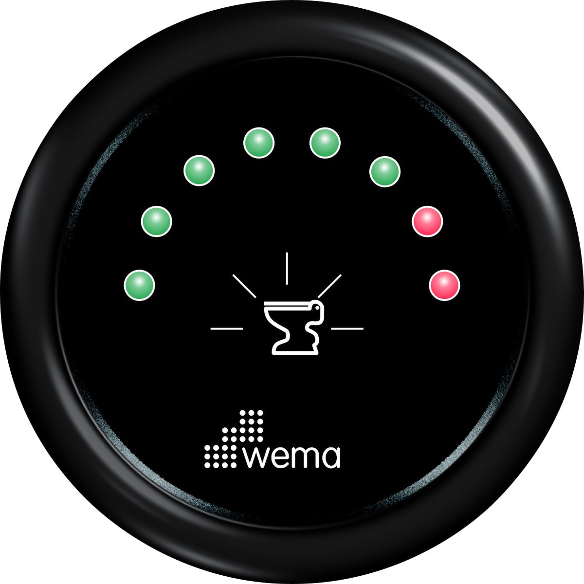 Wema Tankmeter vuilwater 8 led