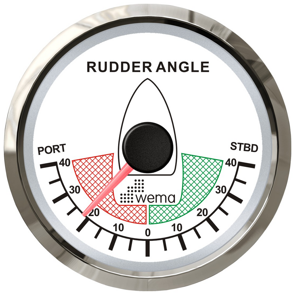 Silver serie roerstand aanwijzer NMEA2000 wit