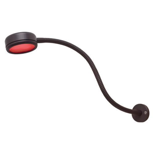 Prebit LED flexlamp 05 300mm zwart geanodiseerd rood/warm wit 10-30V 3W dimbaar