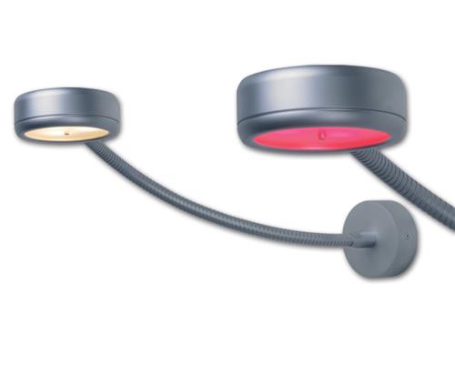 Prebit LED flexlamp 05 300mm mat chroom rood/warm wit 10-30V 3W dimbaar