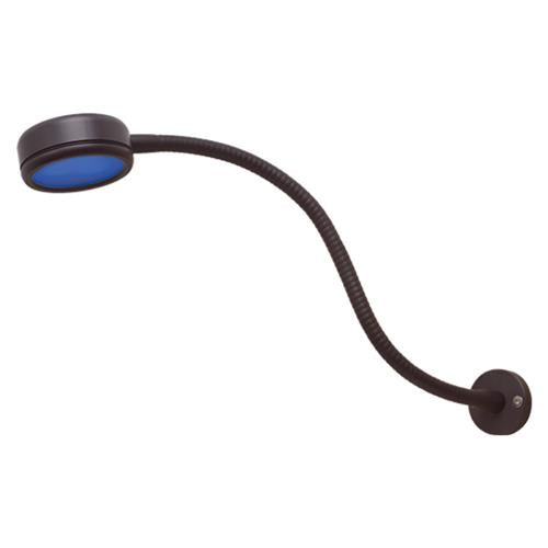Prebit LED flexlamp 05 300mm zwart geanodiseerd blauw/warm wit 10-30V 3W dimbaar