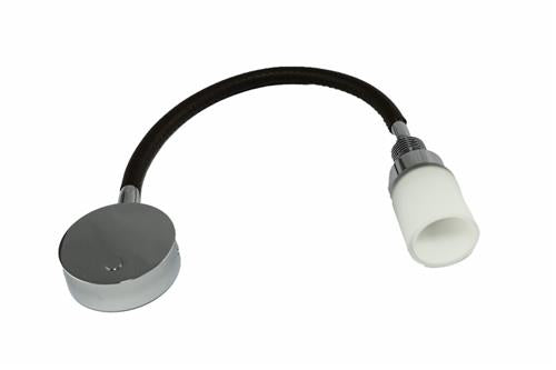 Prebit LED flexlamp 04-1 300mm D2W bruin leer chroom warm wit 10-30V 3W dimbaar wit gekleurd glas
