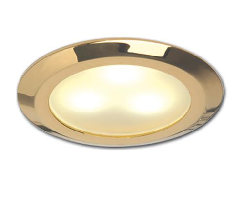 Prebit LED inbouwlamp EB12-1 slave glanzend goud warm wit 10-30V 3W