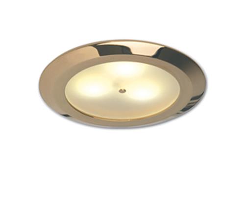 Prebit LED inbouwlamp EB12-2 master rvs + schakelaar warm wit 10-30V 3x1W incl. dimmer module