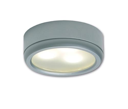 Prebit LED opbouwlamp D1-1 slave chroom warm wit 10-30V 3W