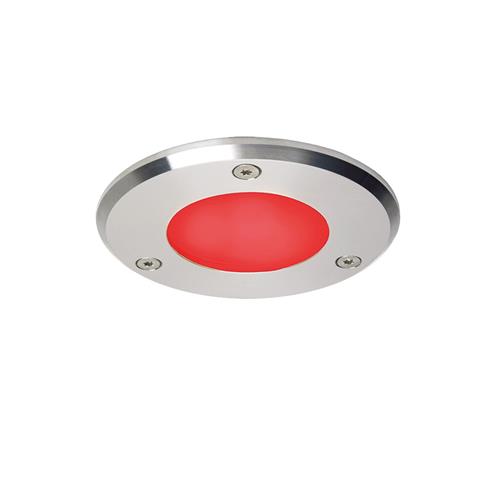 Prebit LED inbouwlamp EB32R-3 slave rvs ø85mm gepolijst rood/warm wit 10-30V 3W IP67