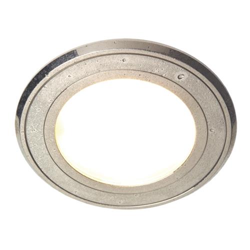 Prebit LED inbouwlamp EB42R-2 master rvs ø120mm gepolijst warm wit 10-30V 6W