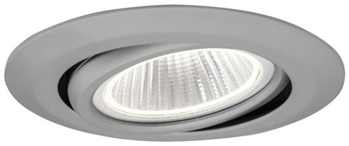 Prebit LED inbouwlamp EB19-24 mat chroom 3.000K 21-30V 6,2W 38° kantelbaar zonder driver