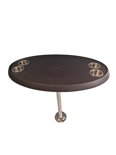 Hollex tafelset zwart 4 bekerhouders