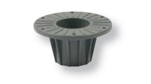 Zwaardvis inbouwflens ø60mm delrin