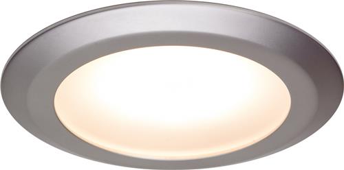Prebit LED inbouwlamp EB12-1 slave mat chroom warm wit 3W W 90⁰