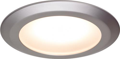 Prebit LED inbouwlamp EB12 set 1M3S mat chroom warm wit 3W W 90⁰