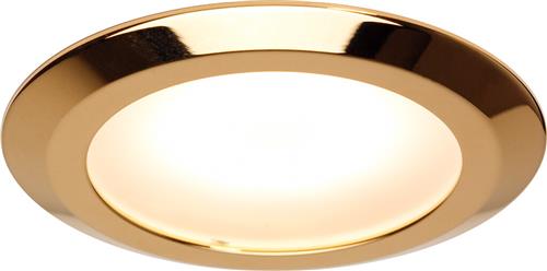 Prebit LED inbouwlamp EB12 set 1M3S glanzend goud warm wit 3W W 90⁰