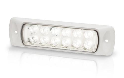 Hella Sea Hawk inbouwwerklamp witte behuizing 9-33V spot wit