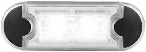 Hella LED inbouwlamp 12V rood licht/witte lens
