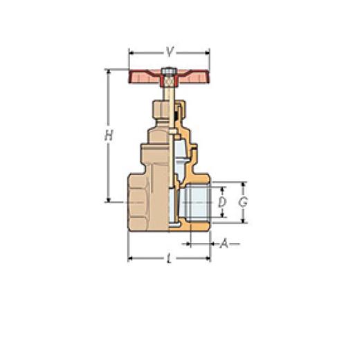 Guidi schuifafsluiter 1/2″