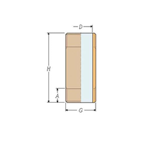 Guidi verlengbuis 1″x1″x60mm