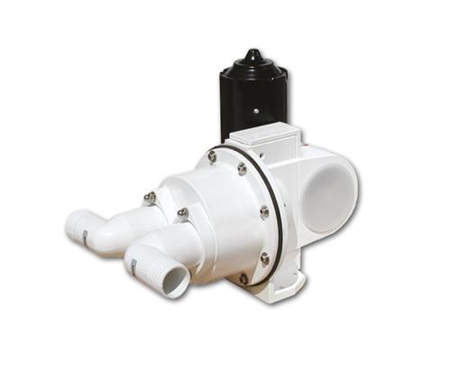 Rheinstrom membraanpomp M aluminium 12V haaks