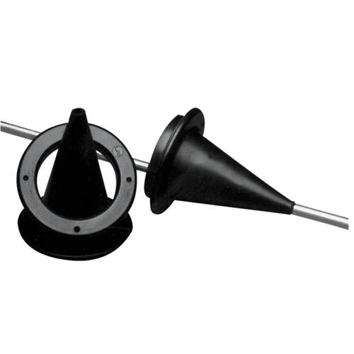 Nuova Rade kabeldoorvoer zwart ring ø89mm gatmaat 59mm